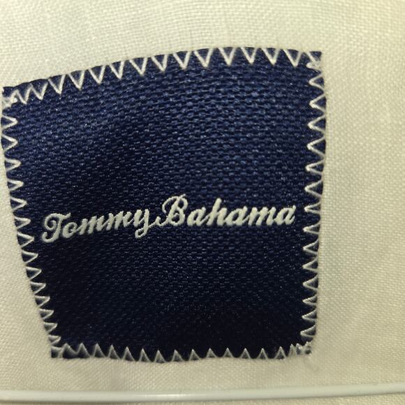 Tommy Bahama Fo' Rio Fronds Linen Shirt Mens 3XLT - Picture 6 of 6